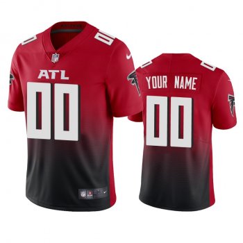 Men's Atlanta Falcons Custom Red 2020 2nd Alternate Vapor Limited Jersey