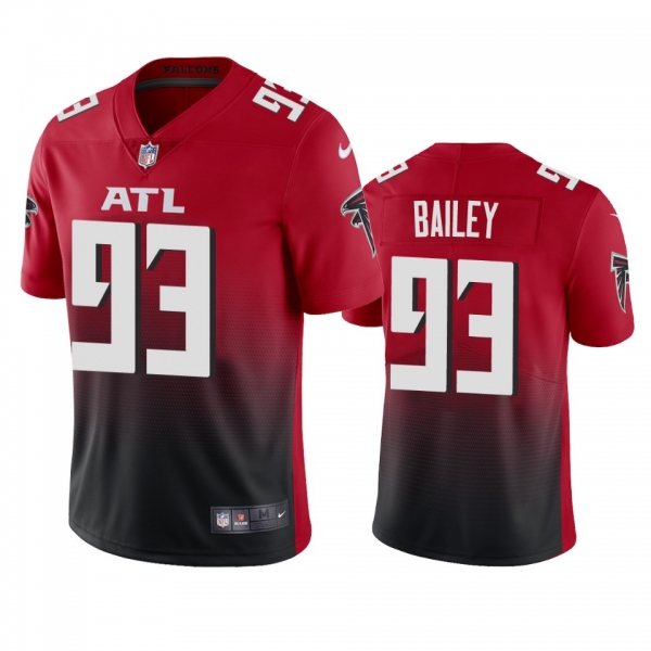 Men's Atlanta Falcons Allen Bailey Red 2020 2nd Alternate Vapor Limited Jersey