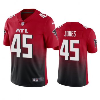 Men's Atlanta Falcons Deion Jones Red 2020 2nd Alternate Vapor Limited Jersey