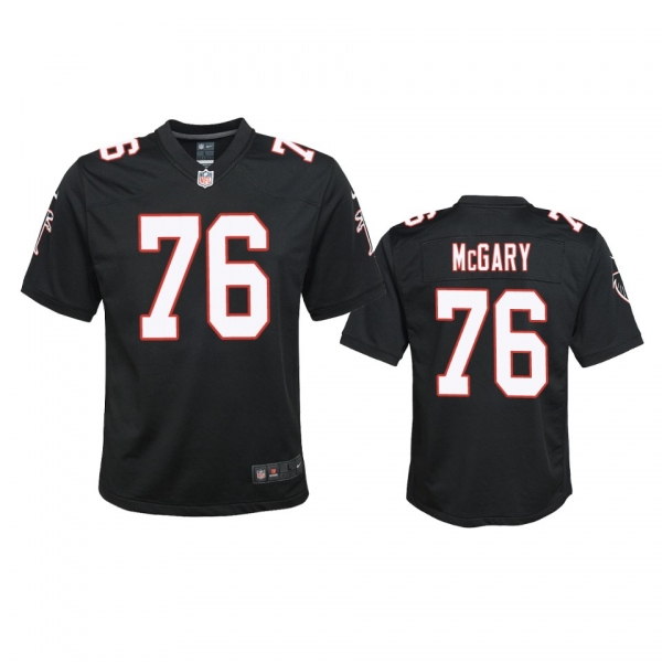 Youth Atlanta Falcons Kaleb McGary Black 2020 Throwback Game Jersey