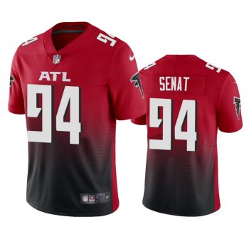 Men's Atlanta Falcons Deadrin Senat Red 2020 2nd Alternate Vapor Limited Jersey