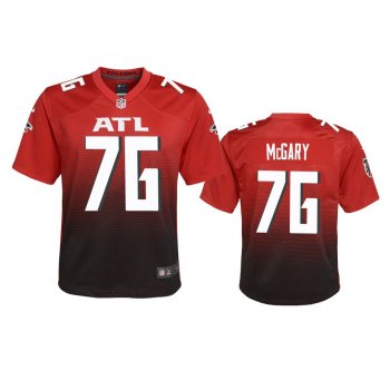 Youth Atlanta Falcons Kaleb McGary Red 2020 2nd Alternate Game Jersey