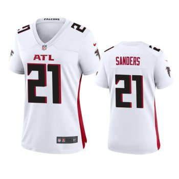 Women's Atlanta Falcons Deion Sanders White 2020 Game Jersey