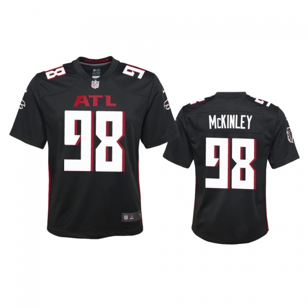 Youth Atlanta Falcons Takkarist McKinley Black 2020 Game Jersey