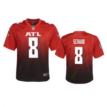 Youth Atlanta Falcons Matt Schaub Red 2020 2nd Alternate Game Jersey