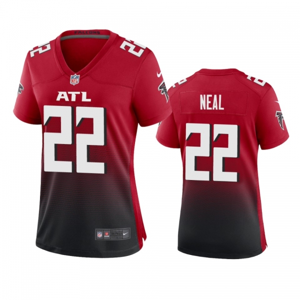 Women's Atlanta Falcons Keanu Neal Red 2020 2nd Alternate Game Jersey