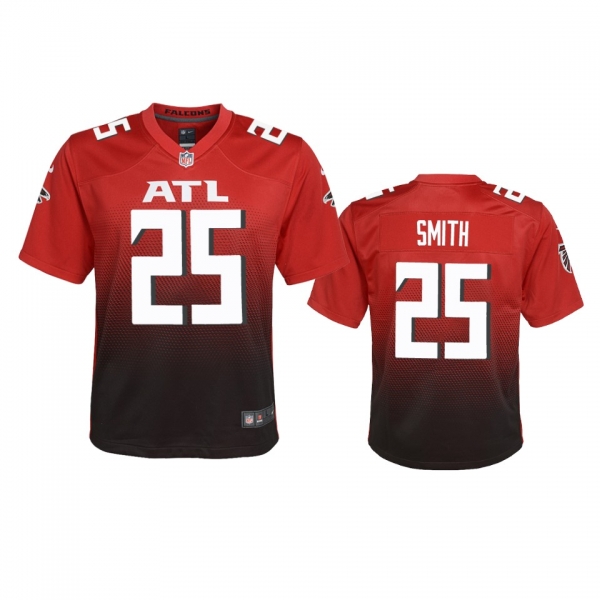 Youth Atlanta Falcons Ito Smith Red 2020 2nd Alternate Game Jersey