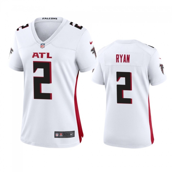 Women's Atlanta Falcons Matt Ryan White 2020 Game Jersey