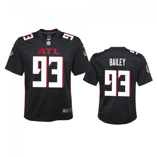 Youth Atlanta Falcons Allen Bailey Black 2020 Game Jersey