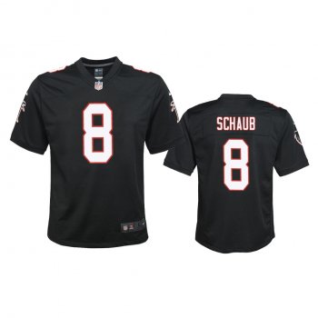 Youth Atlanta Falcons Matt Schaub Black 2020 Throwback Game Jersey