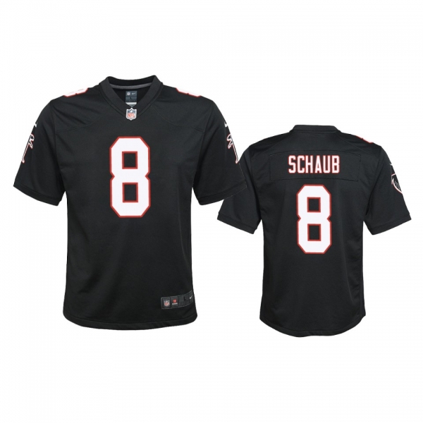 Youth Atlanta Falcons Matt Schaub Black 2020 Throwback Game Jersey