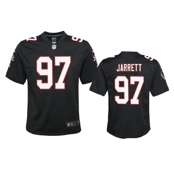 Youth Atlanta Falcons Grady Jarrett Black 2020 Throwback Game Jersey