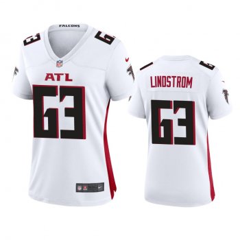 Women's Atlanta Falcons Chris Lindstrom White 2020 Game Jersey