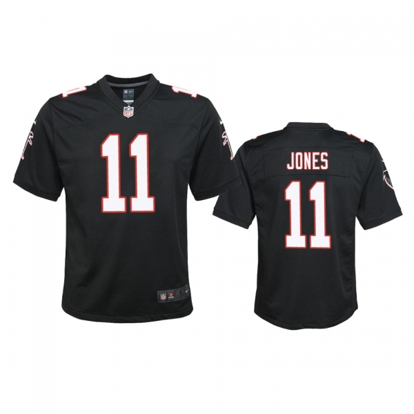 Youth Atlanta Falcons Julio Jones Black 2020 Throwback Game Jersey