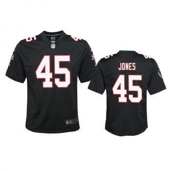 Youth Atlanta Falcons Deion Jones Black 2020 Throwback Game Jersey