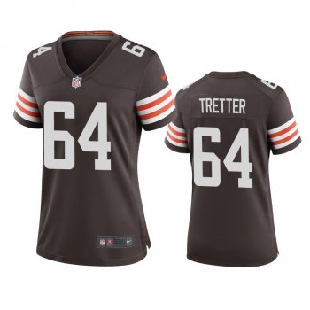 Women's Cleveland Browns J.C. Tretter Brown 2020 Game Jersey