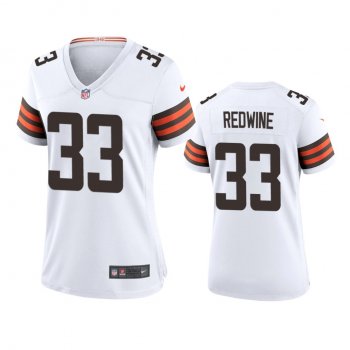 Women's Cleveland Browns Sheldrick Redwine White 2020 Game Jersey