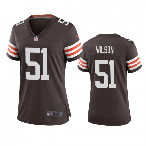 Women's Cleveland Browns Mack Wilson Brown 2020 Game Jersey