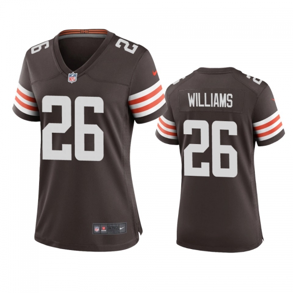 Women's Cleveland Browns Greedy Williams Brown 2020 Game Jersey