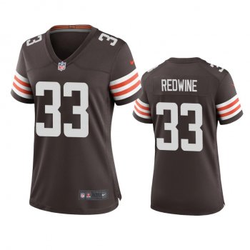 Women's Cleveland Browns Sheldrick Redwine Brown 2020 Game Jersey