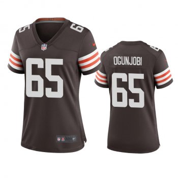 Women's Cleveland Browns Larry Ogunjobi Brown 2020 Game Jersey