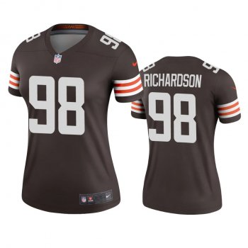 Women's Cleveland Browns Sheldon Richardson Brown 2020 Legend Jersey