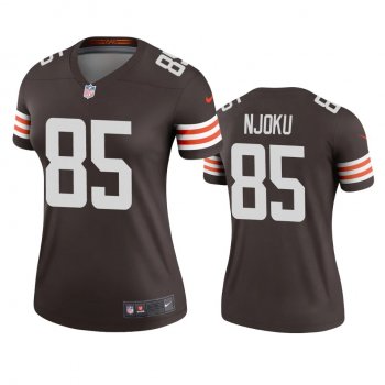 Women's Cleveland Browns David Njoku Brown 2020 Legend Jersey