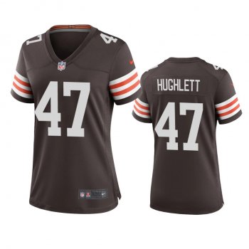 Women's Cleveland Browns Charley Hughlett Brown 2020 Game Jersey