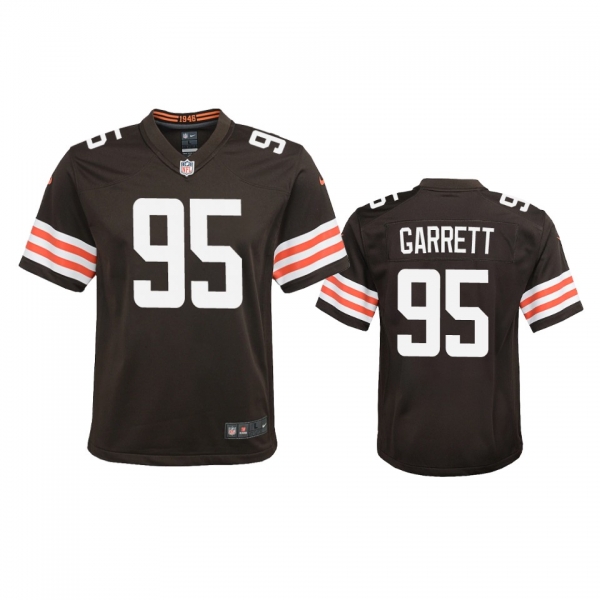 Youth Cleveland Browns Myles Garrett Brown 2020 Game Jersey