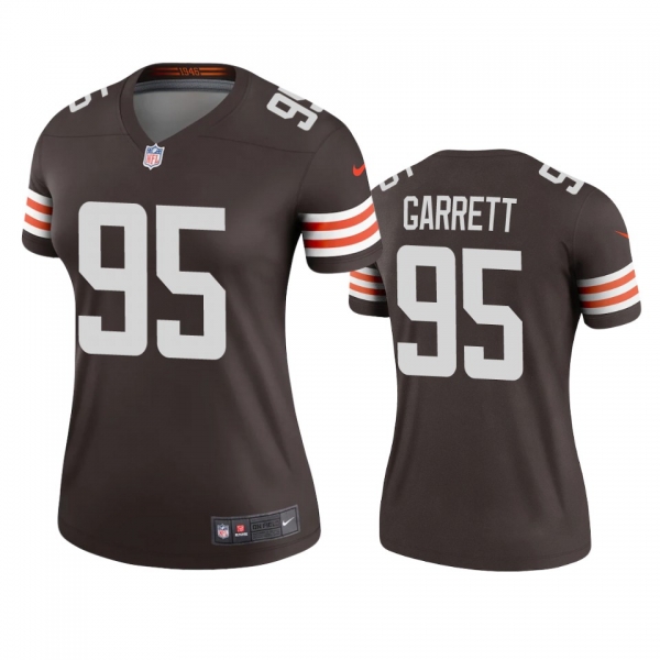 Women's Cleveland Browns Myles Garrett Brown 2020 Legend Jersey