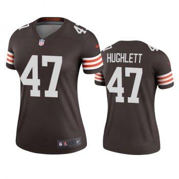 Women's Cleveland Browns Charley Hughlett Brown 2020 Legend Jersey