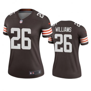 Women's Cleveland Browns Greedy Williams Brown 2020 Legend Jersey