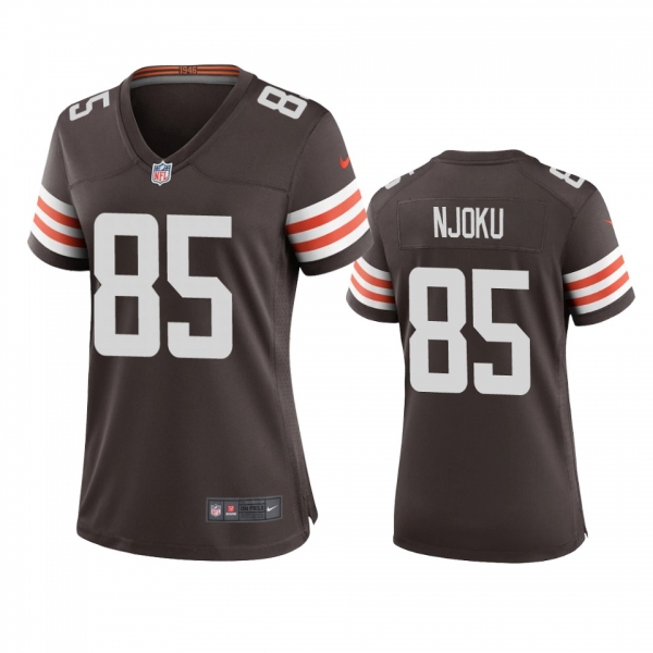 Women's Cleveland Browns David Njoku Brown 2020 Game Jersey