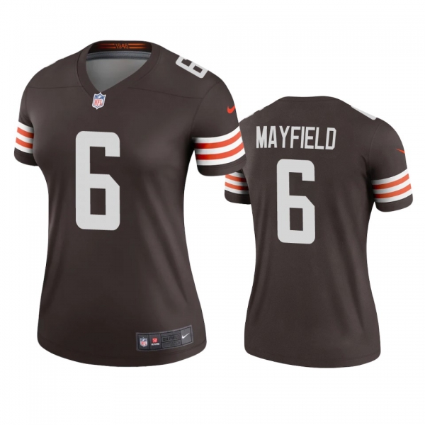 Women's Cleveland Browns Baker Mayfield Brown 2020 Legend Jersey