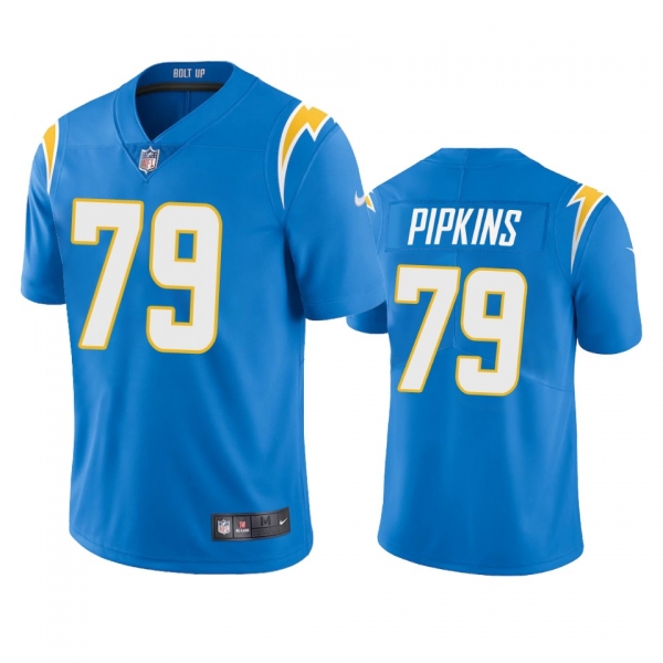 Men's Los Angeles Chargers Trey Pipkins Powder Blue 2020 Vapor Limited Jersey