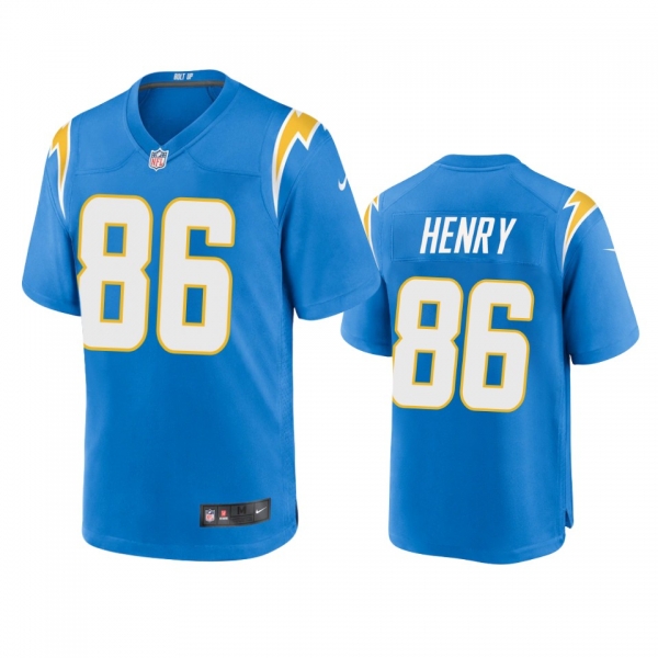 Men's Los Angeles Chargers Hunter Henry Powder Blue 2020 Game Jersey