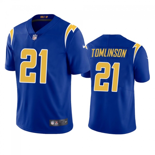 Men's Los Angeles Chargers LaDainian Tomlinson Royal 2020 2nd Alternate Vapor Limited Jersey