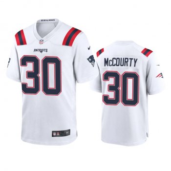 Men's New England Patriots Jason McCourty White 2020 Game Jersey