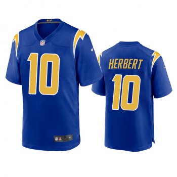 Men's Los Angeles Chargers Justin Herbert Royal 2020 NFL Draft Alternate Game Jersey