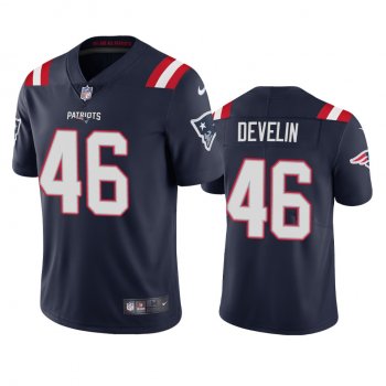 Men's New England Patriots James Develin Navy 2020 Vapor Limited Jersey