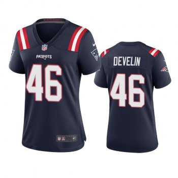 Women's New England Patriots James Develin Navy 2020 Game Jersey