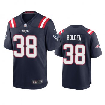 Men's New England Patriots Brandon Bolden Navy 2020 Game Jersey