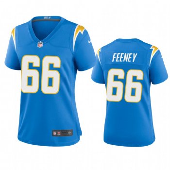 Women's Los Angeles Chargers Dan Feeney Powder Blue 2020 Game Jersey