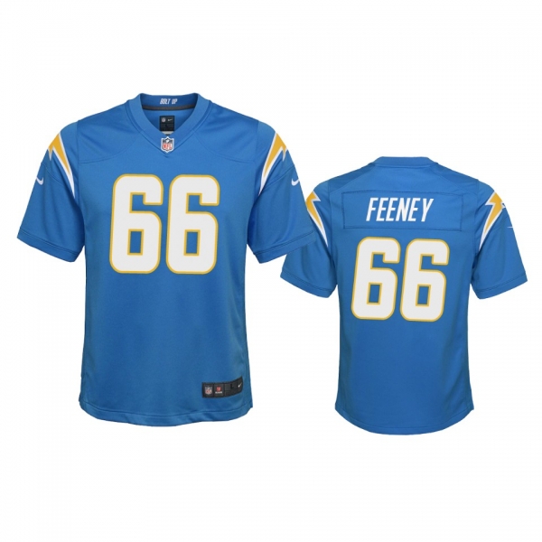 Youth Los Angeles Chargers Dan Feeney Powder Blue 2020 Game Jersey