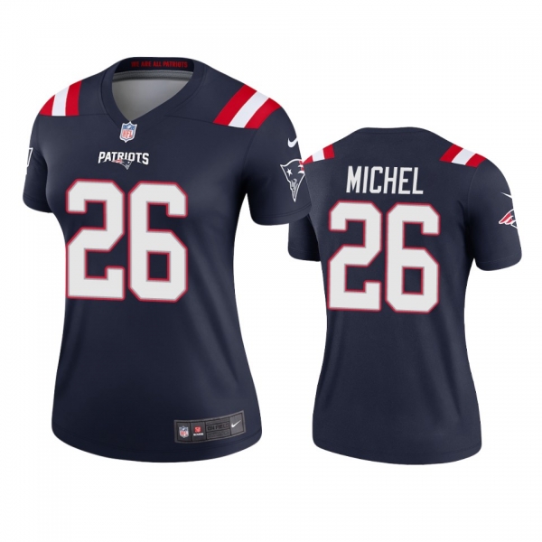 Women's New England Patriots Sony Michel White 2020 Legend Jersey