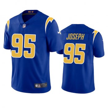 Men's Los Angeles Chargers Linval Joseph Royal 2020 2nd Alternate Vapor Limited Jersey