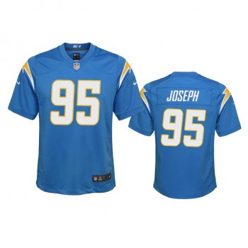 Youth Los Angeles Chargers Linval Joseph Powder Blue 2020 Game Jersey