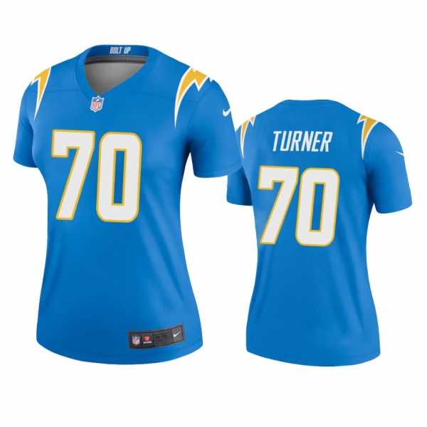 Women's Los Angeles Chargers Trai Turner Powder Blue 2020 Legend Jersey