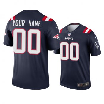 Men's New England Patriots Custom Navy 2020 Legend Jersey