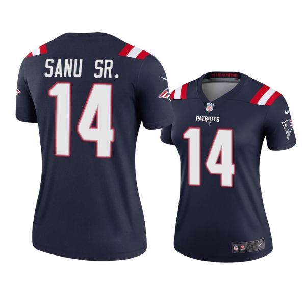 Women's New England Patriots Mohamed Sanu Sr. Navy 2020 Legend Jersey